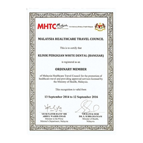 Malaysia Health Care Travel Council 2014-2016