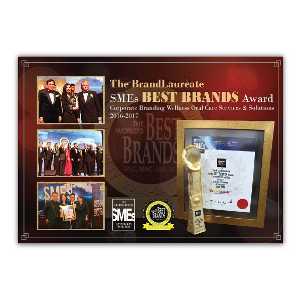 The BrandLaureate SMEs BEST BRANDS Award
