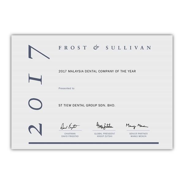 2017 Malaysia Dental Company of The Year